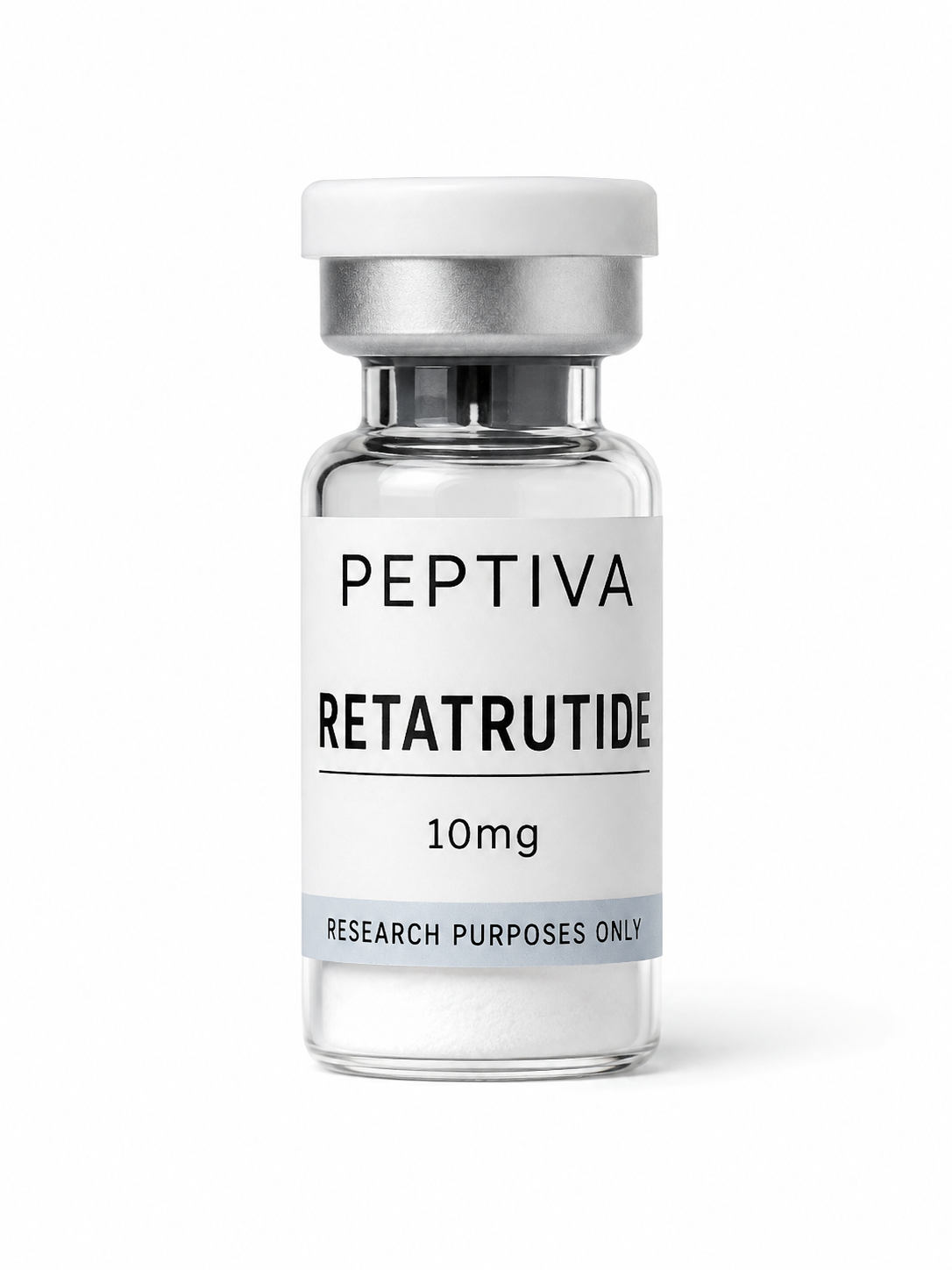 PEPTIVA Retatrutide 10mg research peptide vial
